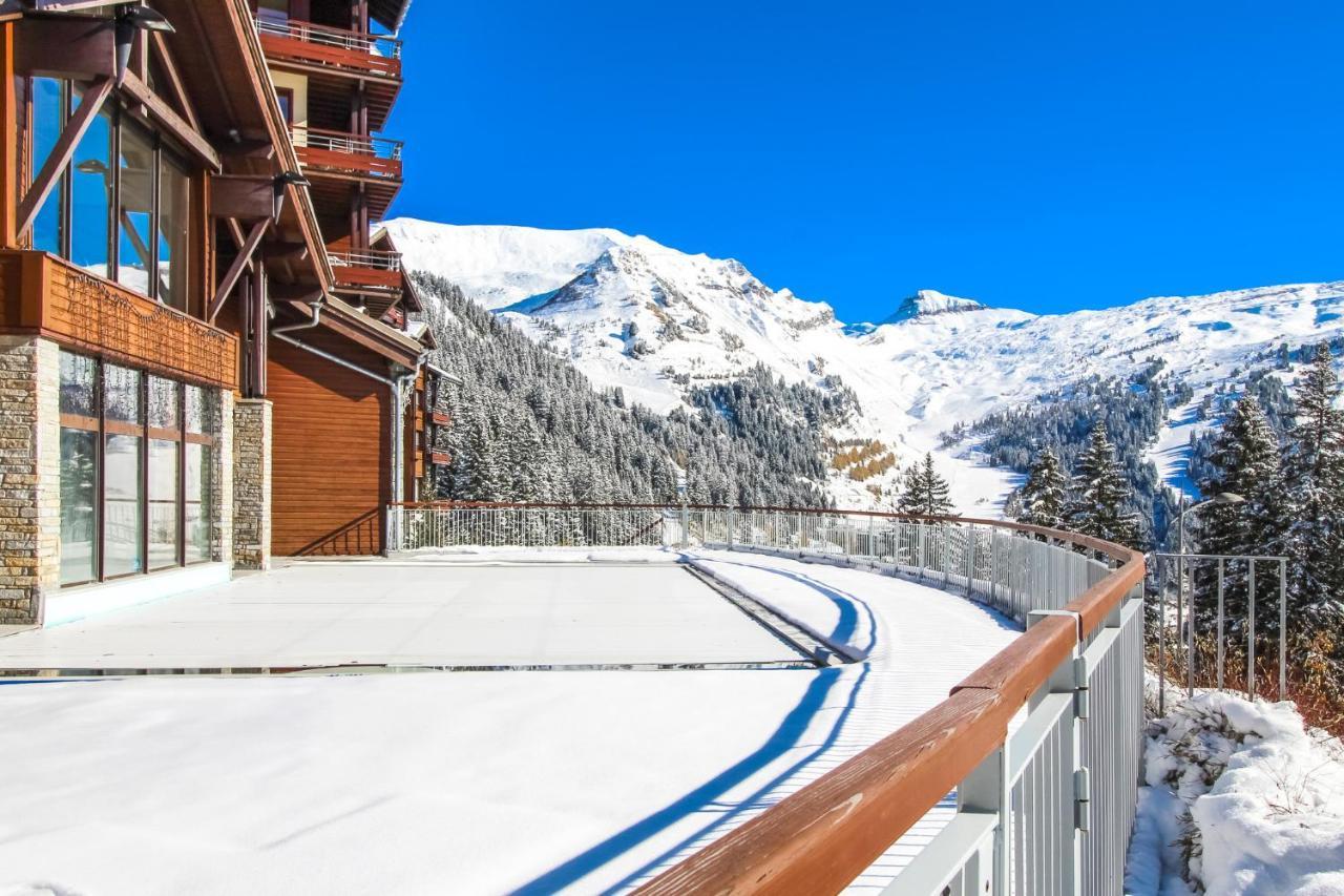 South Facing 2-Bed Apartment With Fireplace, Terrasses Deos Flaine Exterior photo