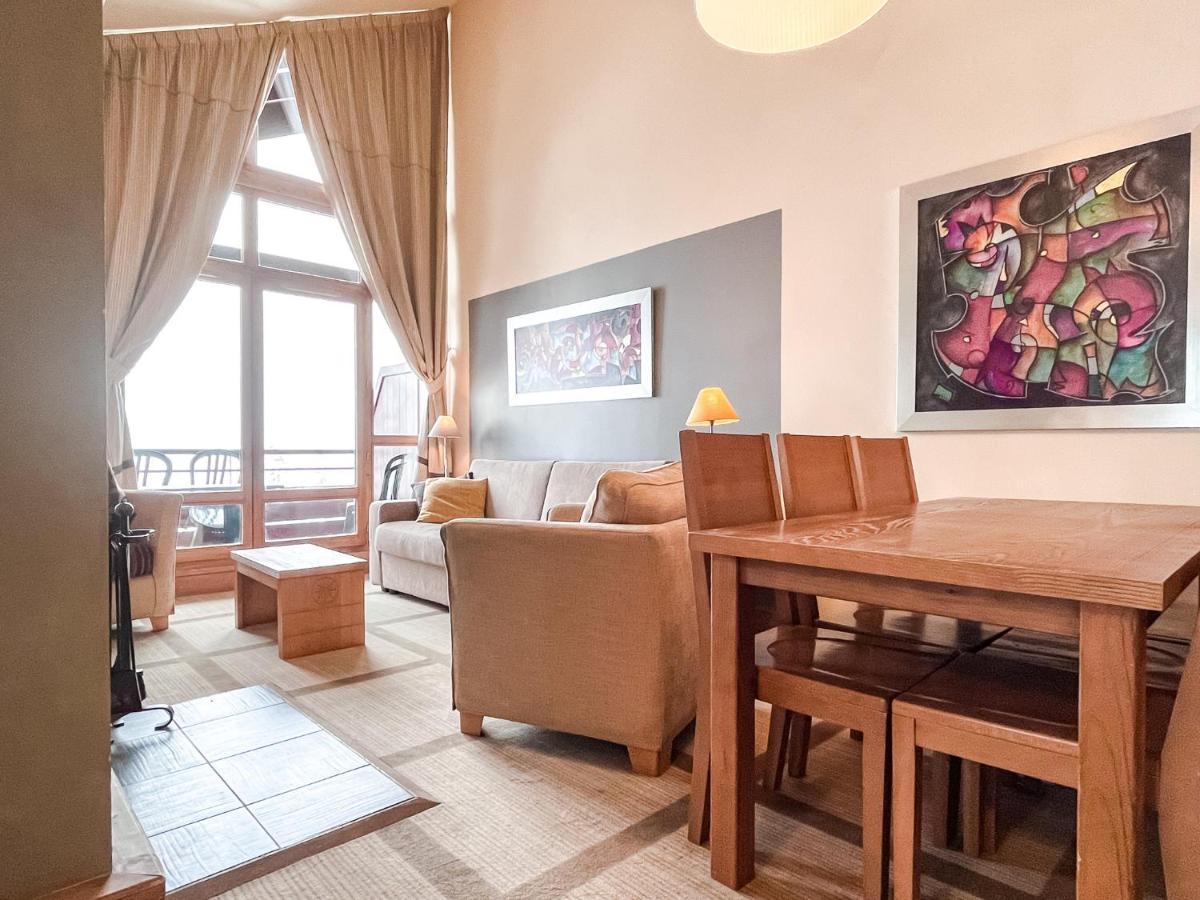 South Facing 2-Bed Apartment With Fireplace, Terrasses Deos Flaine Exterior photo