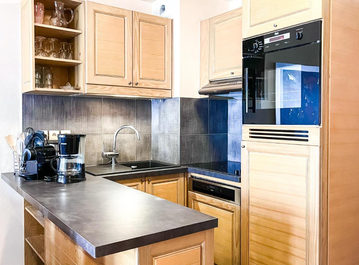 South Facing 2-Bed Apartment With Fireplace, Terrasses Deos Flaine Exterior photo