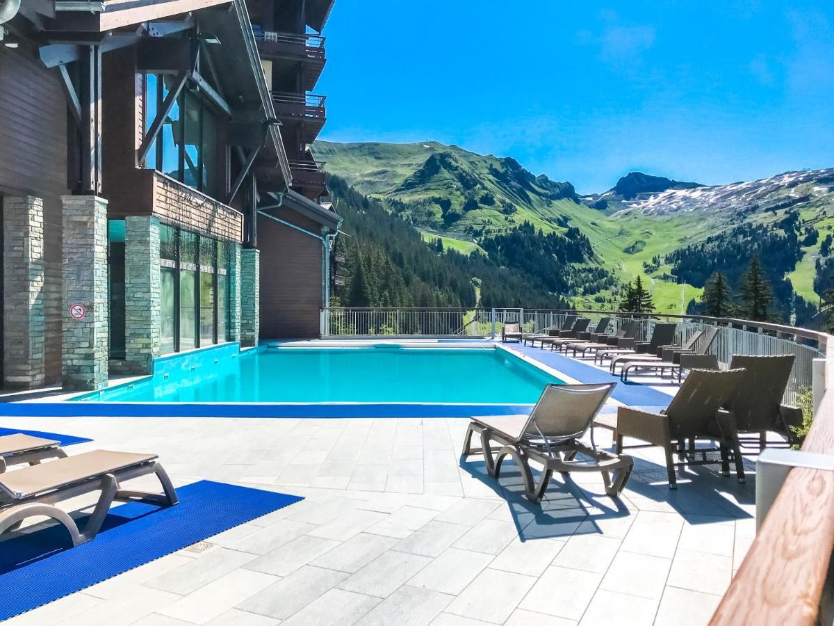 South Facing 2-Bed Apartment With Fireplace, Terrasses Deos Flaine Exterior photo